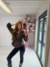 Women’s Suede Look Belted Trench Jacket