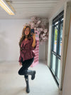 Women’s Suede Look Belted Trench Jacket