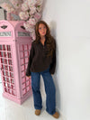 The Sunday Knit - Oversized Zip Neck Knitted Jumper