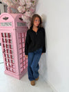 The Sunday Knit - Oversized Zip Neck Knitted Jumper