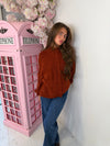 Oversized Chunky Knit Button Cardigan – Long Sleeve Pocket Cardigan