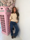 Button Front Knitted Cardigan Top