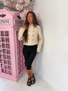The Vienna Military Faux Leather Jacket