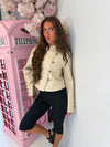 The Vienna Military Faux Leather Jacket