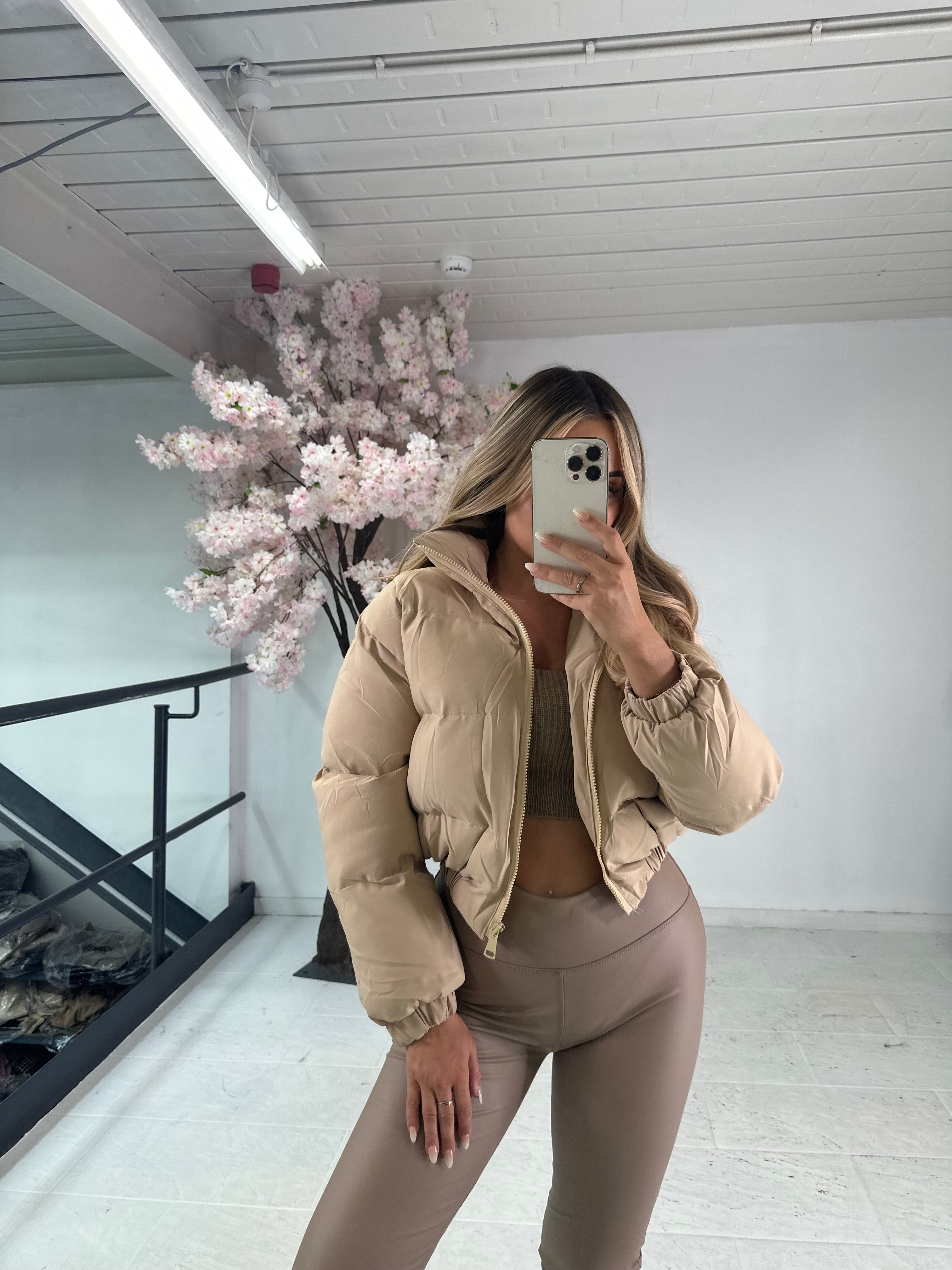 Bomber jacket - beige