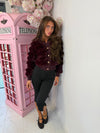 Fluffy Faux Fur Cardigan Jacket – Button Up Style