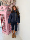 Oversized Bubble Puffer Jacket – High-Neck Zip-Up Coat with Balloon Sleeves