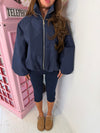 Oversized Bubble Puffer Jacket – High-Neck Zip-Up Coat with Balloon Sleeves