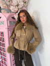 The St. Moritz Faux Leather & Faux Fur Jacket