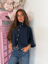 The Florence Button Blouse