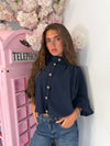 The Florence Button Blouse