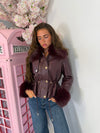 The St. Moritz Faux Leather & Faux Fur Jacket