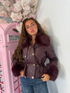 The St. Moritz Faux Leather & Faux Fur Jacket