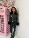 The St. Moritz Faux Leather & Faux Fur Jacket