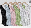 POLKADOT RUCHED TOP