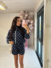 POLKADOT ZIP SHORT SET