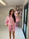 POLKADOT ZIP SHORT SET