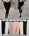 PLAIN CAPRI PANTS