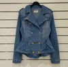 GOLD BUTTON DENIM JACKET