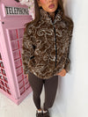 Paisley Fleece Jacket