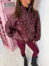 The Bandana Print Puffer Jacket