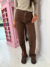 Bambi Print Wide Leg Jeans