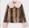 Bambi Two-Tone Faux Fur Jacket