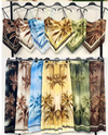 Palm Paradise Scarf Top & Wide Leg Pants 2-Piece