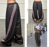 LEOPARD STRIPE LOUNGE PANTS