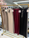 SIDE STRIPE WIDE LEG PANTS