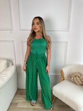 plain pleated trousers - green