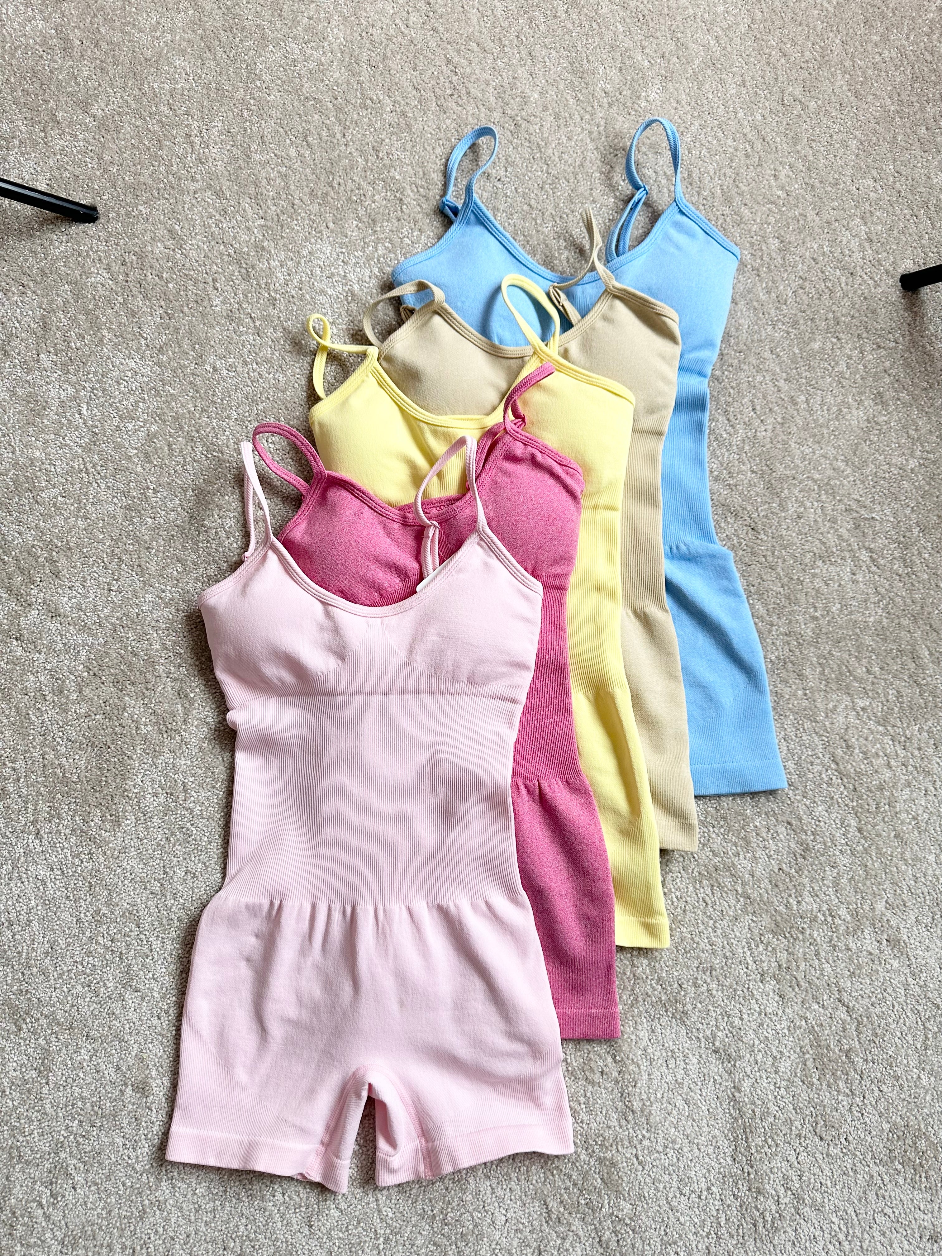 SHORT UNITARD - BABY BLUE