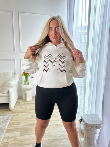 M hoodie - white