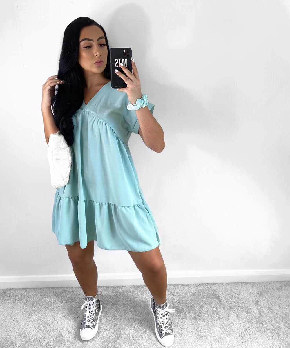 Swing Dress - Turquoise